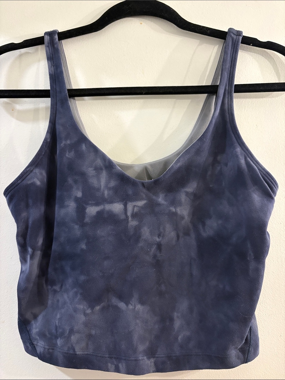 lululemon athletica Navy Tie-Dye Tank Top